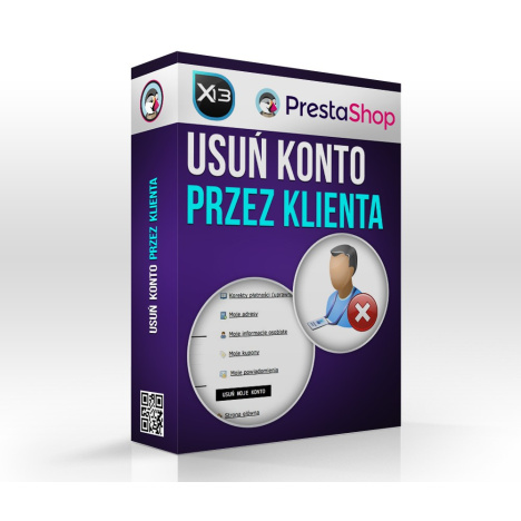 Usuwanie konta przez klienta w PrestaShop
