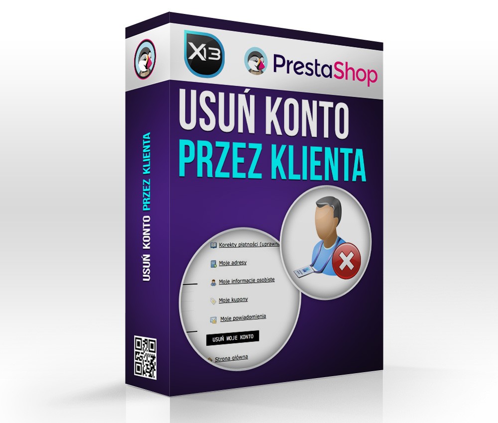 Usuwanie konta przez klienta w PrestaShop