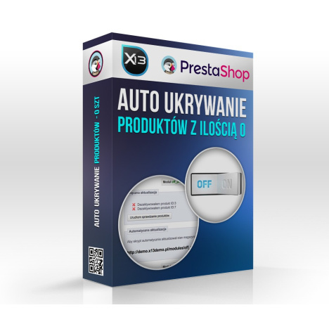 Autoukrywanie / wyłączanie produktów z ilością 0