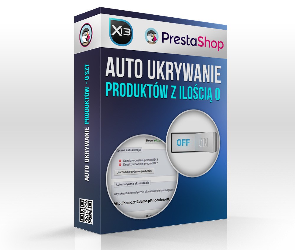 Autoukrywanie / wyłączanie produktów z ilością 0