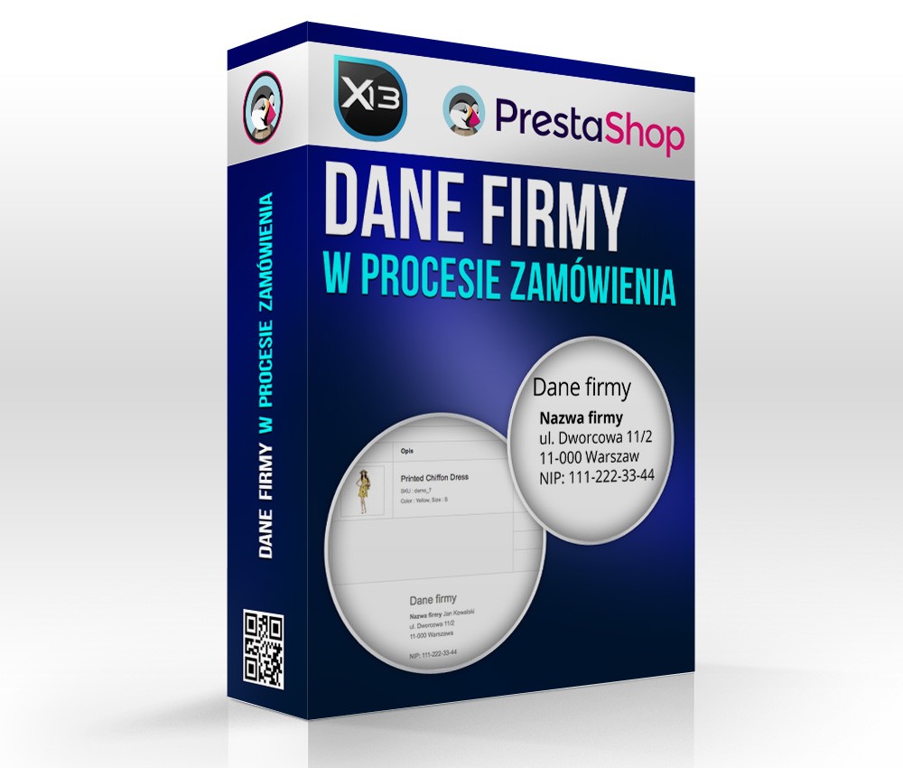 Dane przedsiębiorcy w procesie zamówienia