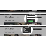 Blok logowania - wysuwany