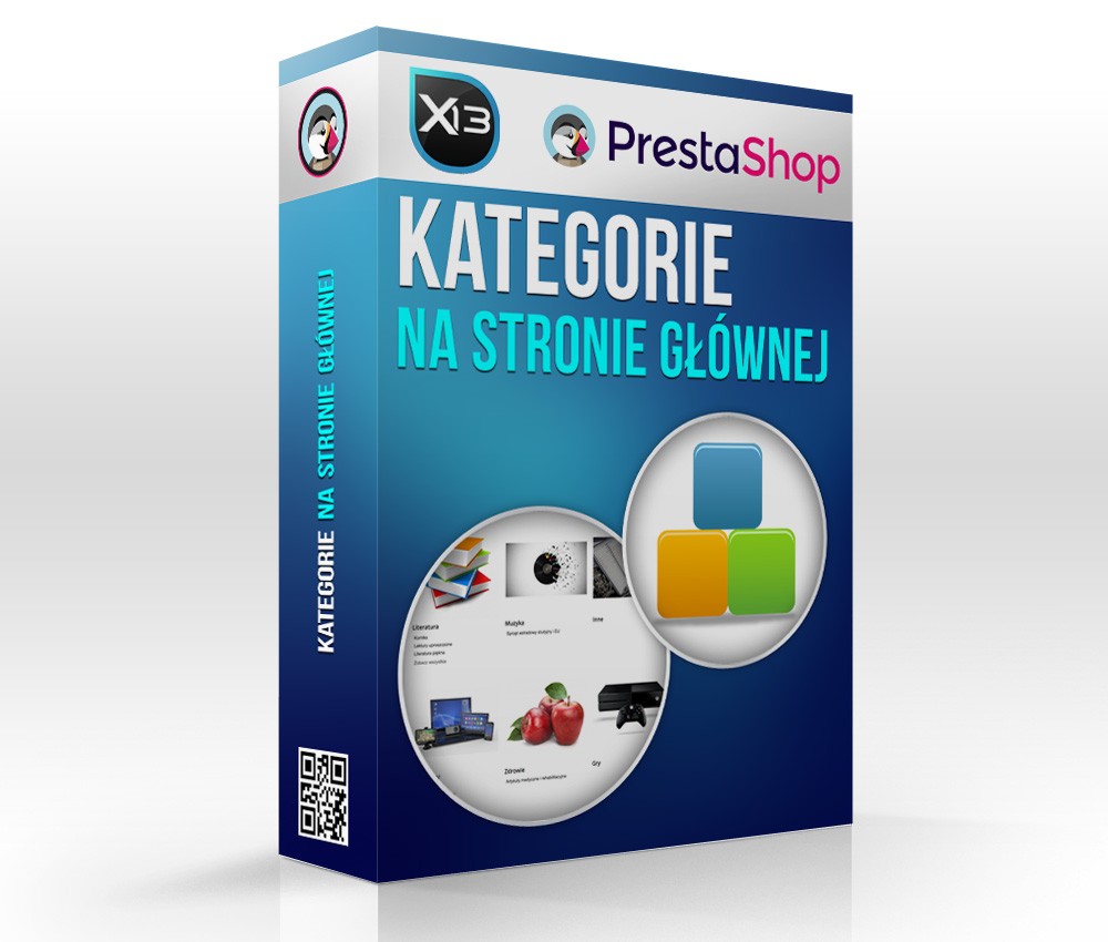 Kategorie na stronie głównej