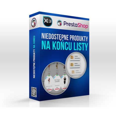 Produkty niedostępne na końcu listy kategorii