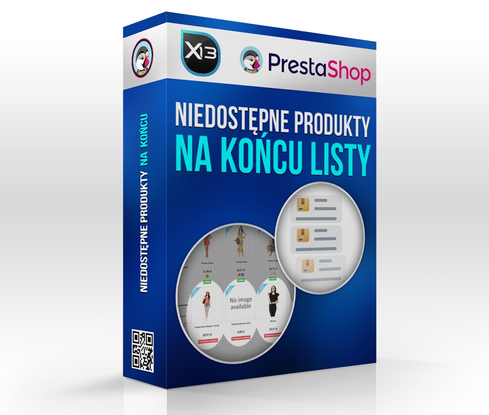 Produkty niedostępne na końcu listy kategorii