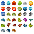 Stickers - naklejki na produkcie