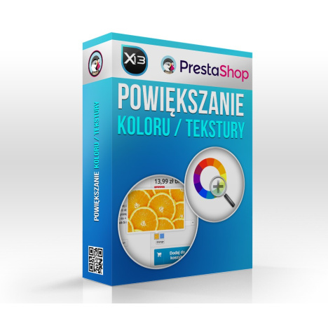 Powiększanie koloru / tekstury produktu