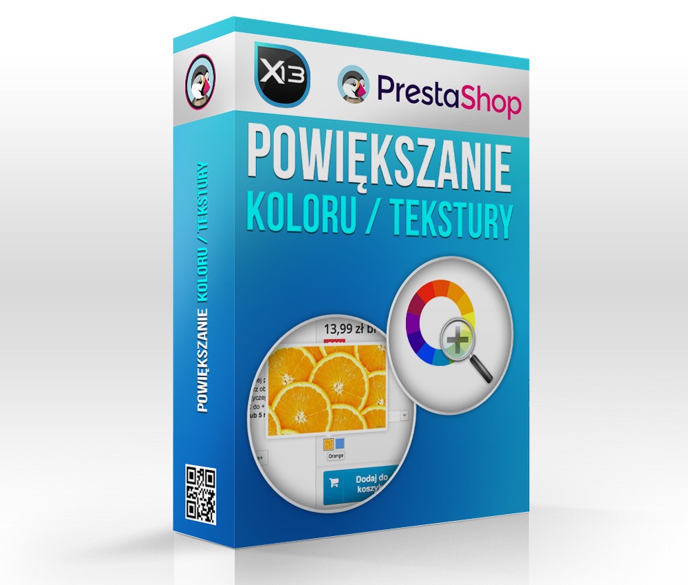 Powiększanie koloru / tekstury produktu