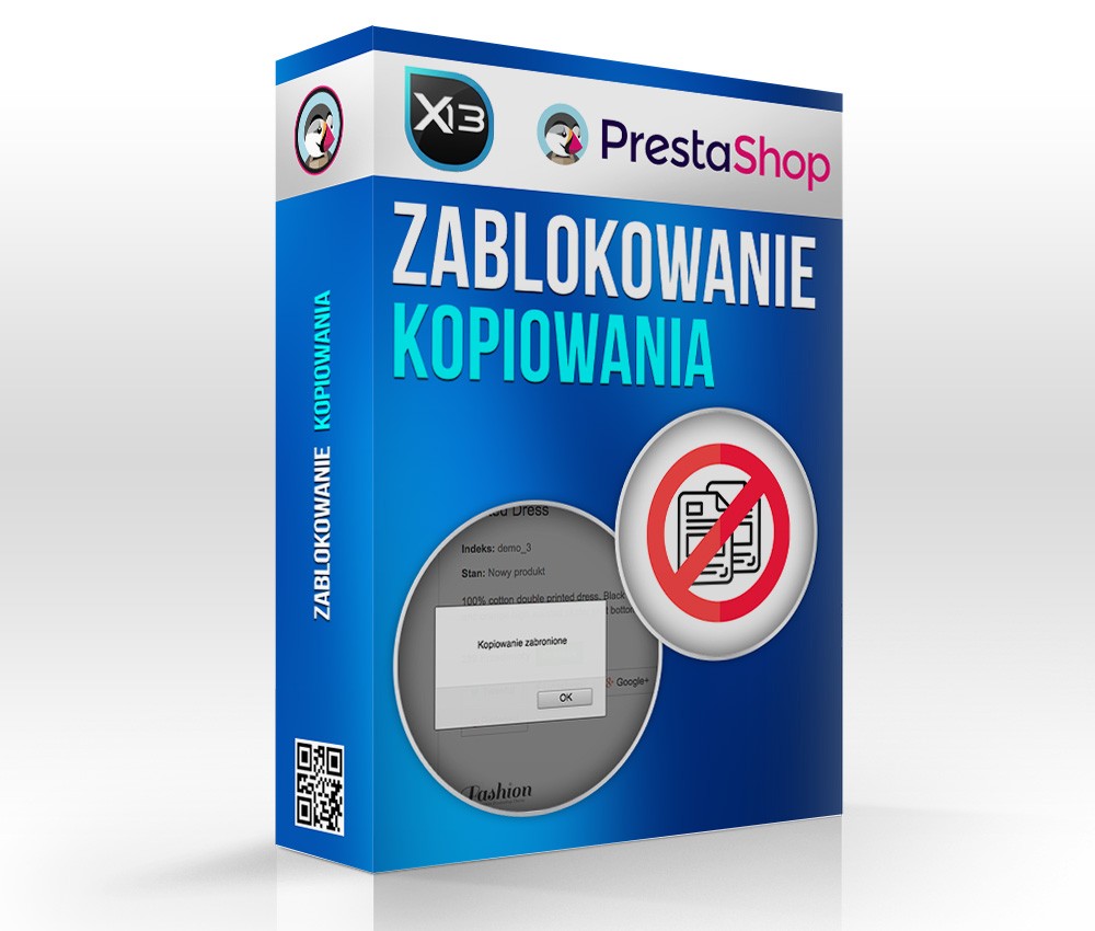 Zablokowanie kopiowania ze sklepu