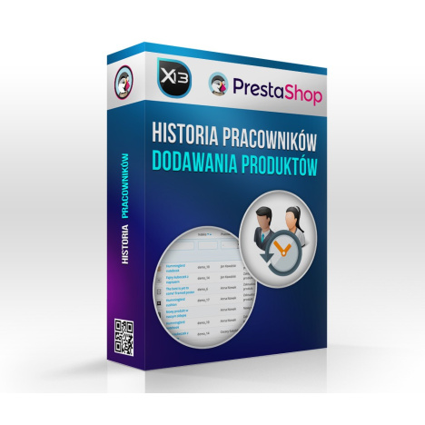 Historia pracownika - monitor dodawania i edycji produktów
