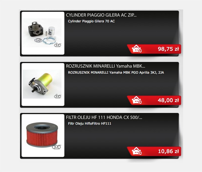 Indywidualny wygląd listy produktów - product-list