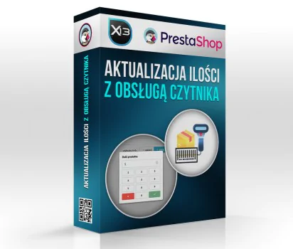 Aktualizacja ilości produktu z obsługą czytnika kodów