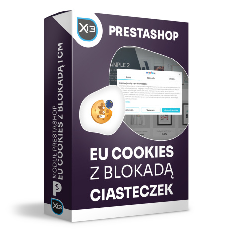 EU Cookies - baner z funkcją blokowania ciastek - Consent Mode V2