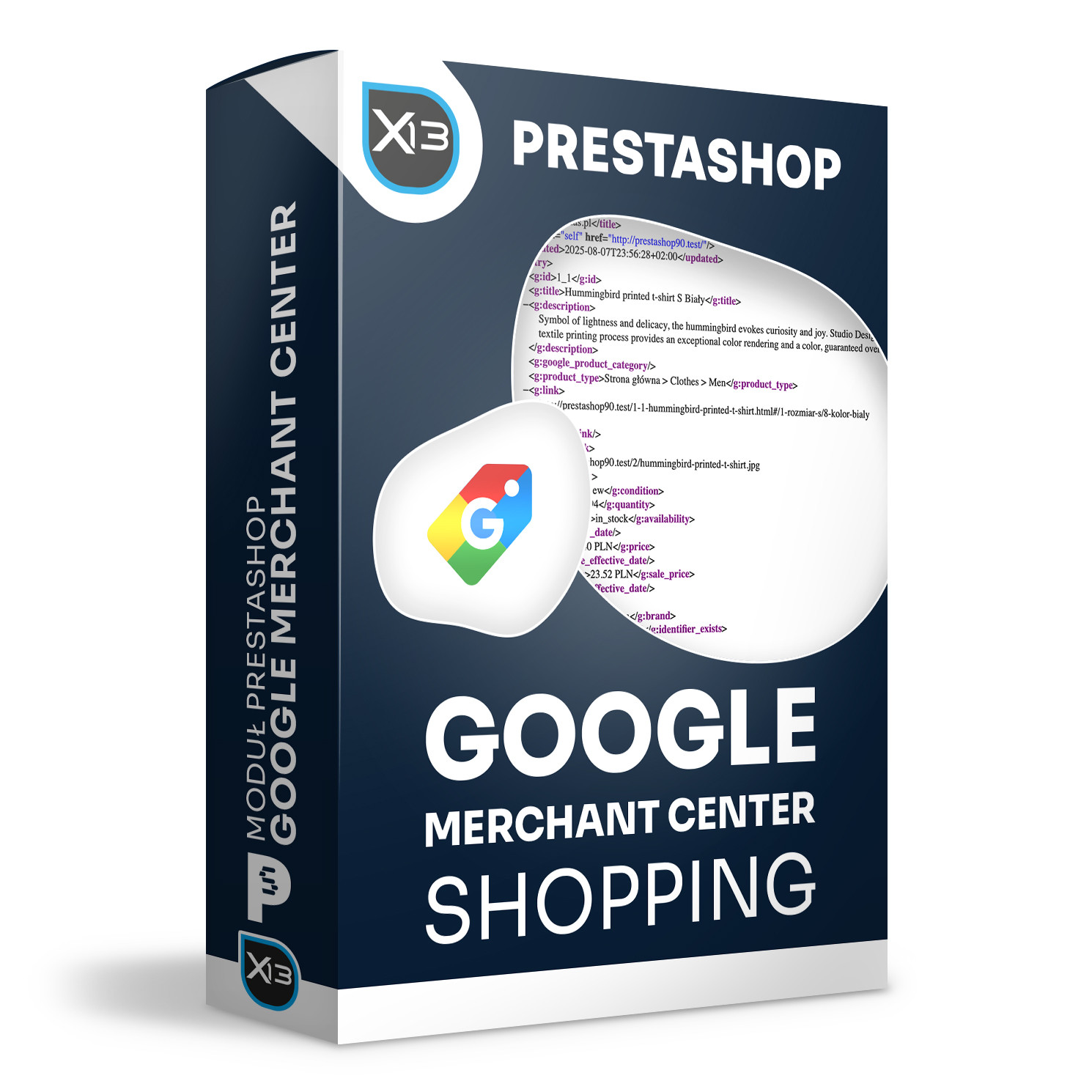 Google Merchant Center (Google Shopping) / Facebook XML