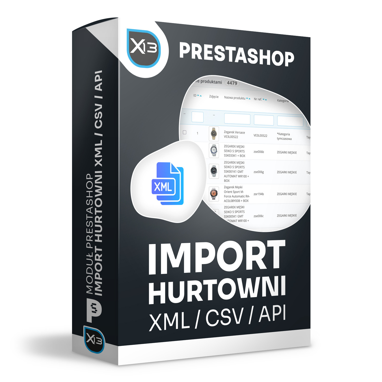 Import hurtowni – XML / CSV / API z AI ChatGPT do PrestaShop