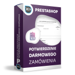 Strona potwierdzenia zamówienia dla darmowych zamówień