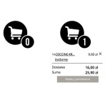 Blok koszyka - z rozwijaną listą