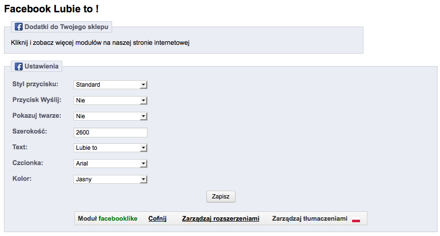 Facebook lubię to