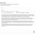 Blok treści CMS - dowolny tekst z HTML