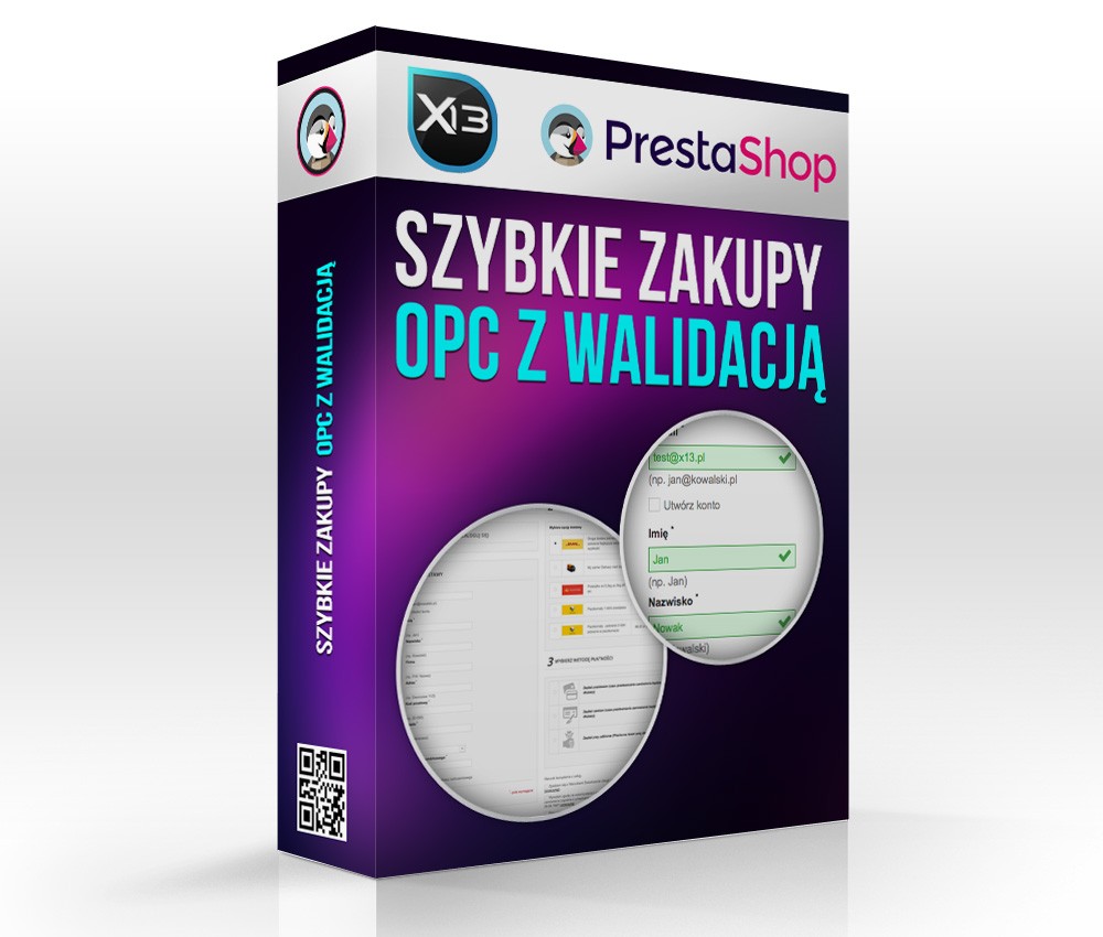 Szybkie zakupy z walidacją - One page checkout - OPC