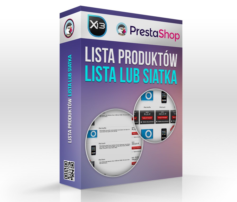 Lista Produktów - lista lub siatka