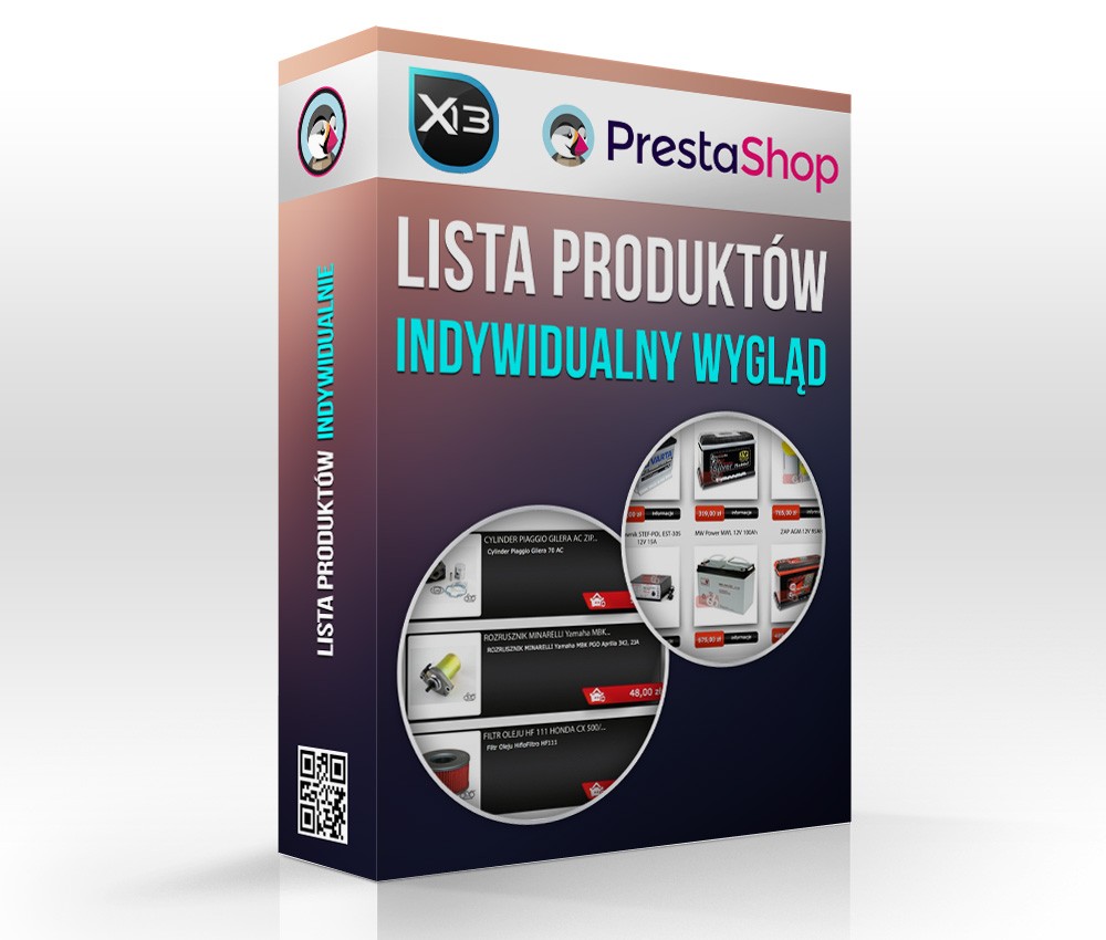 Indywidualny wygląd listy produktów - product-list
