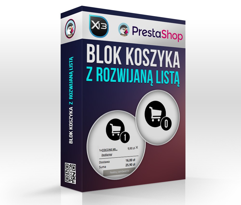 Blok koszyka - z rozwijaną listą