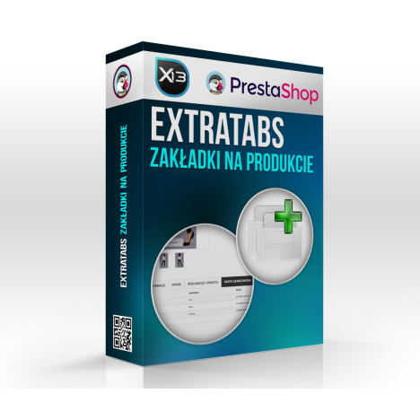 Dodatkowe zakładki na stronie produktu - extraTabs