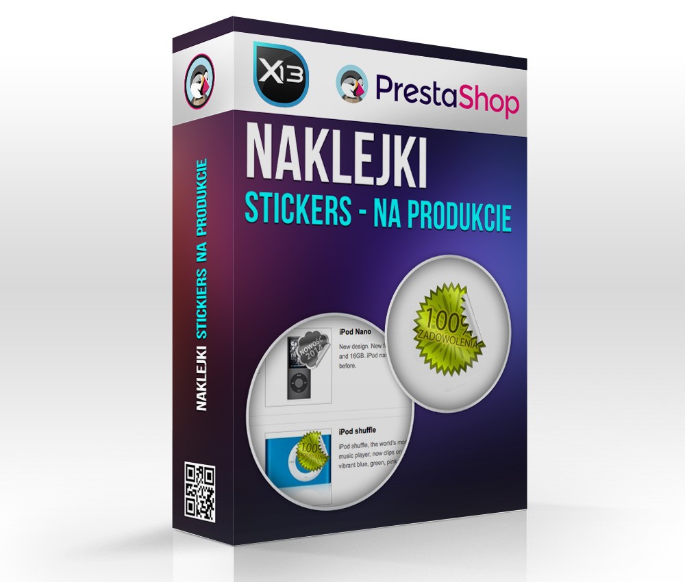Stickers - naklejki na produkcie