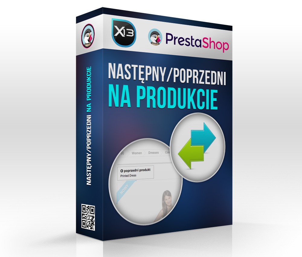 Przyciski następny / poprzedni na stronie produktu