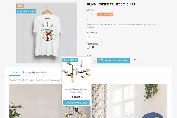 Moduł Lookbook dla PrestaShop - Umieszczenie modułu