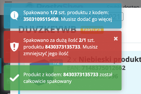 Moduł paska informacyjnego z licznikiem dla PrestaShop - Alerty