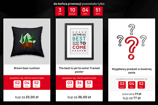 Moduł oferty promocyjne dla PrestaShop - Licznik promocji