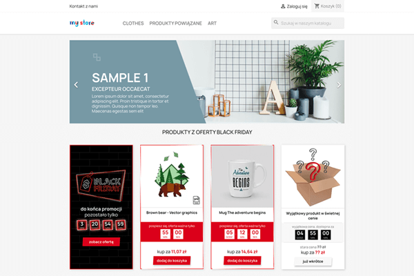 Moduł oferty promocyjne dla PrestaShop - Oferty na stronie głównej